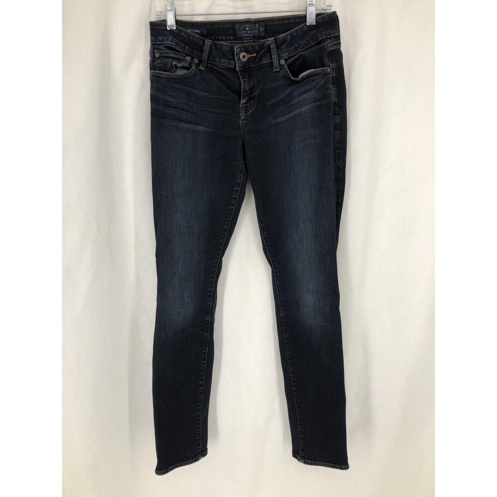 Lucky Brand Lolita Skinny Denim Blue Jeans Stretch 7W13025 4/27 32x31